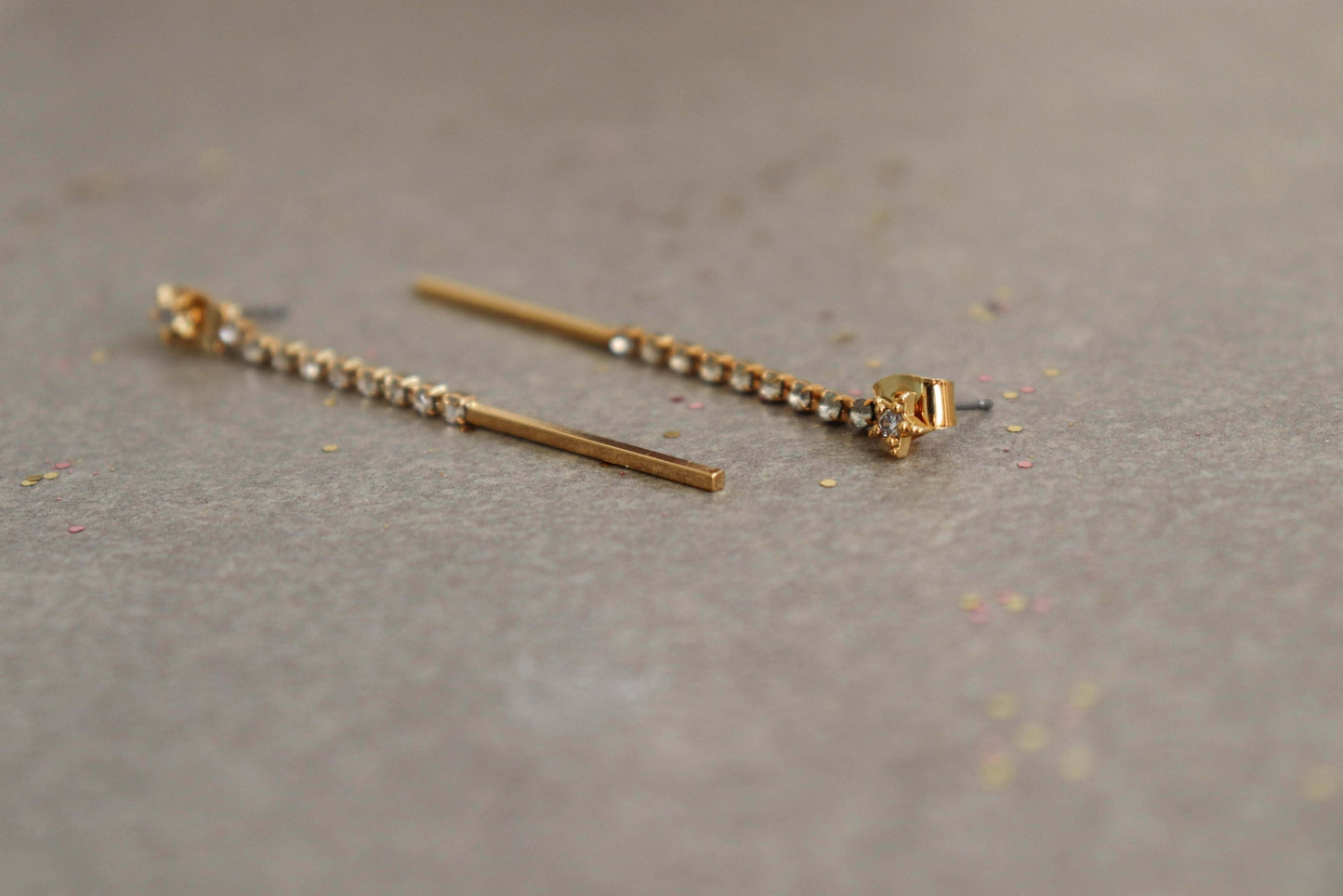 עגילי כוכב זהב רוזטה Princess K Jewelry