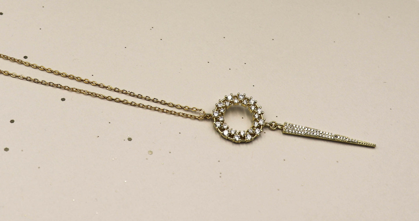 שרשרת זהב ארוכה זואי Princess K Jewelry