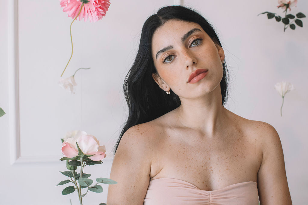 עגילי מניפה פולי Princess K Jewelry
