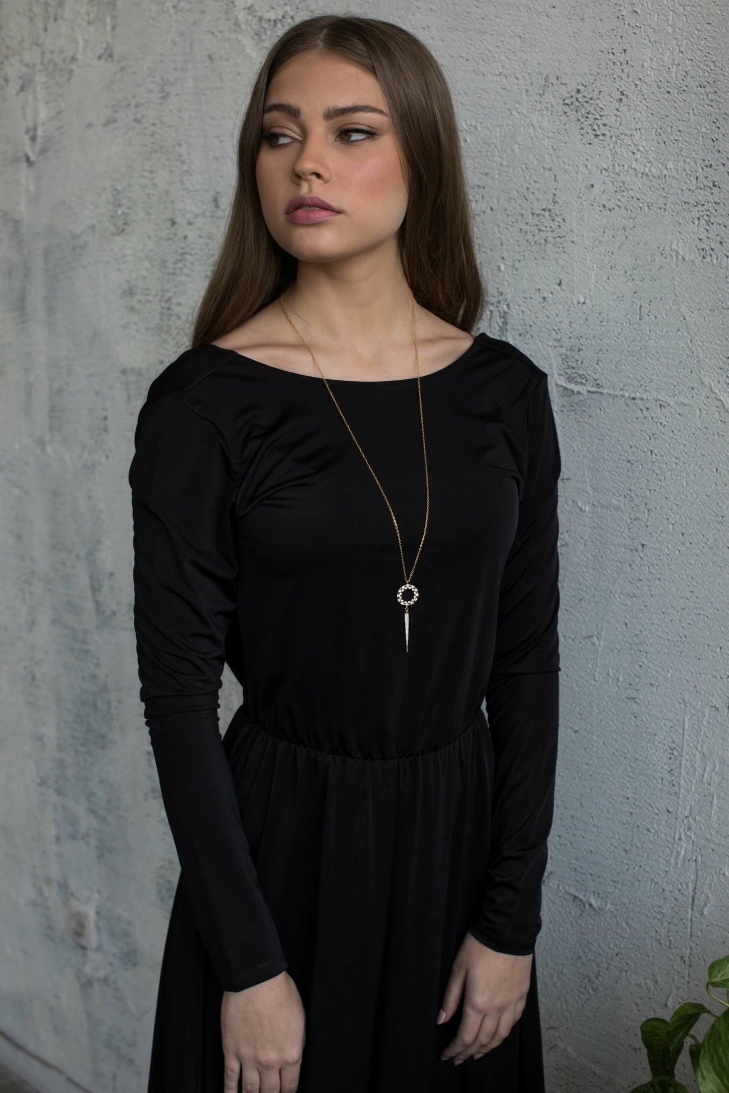 שרשרת זהב ארוכה זואי Princess K Jewelry