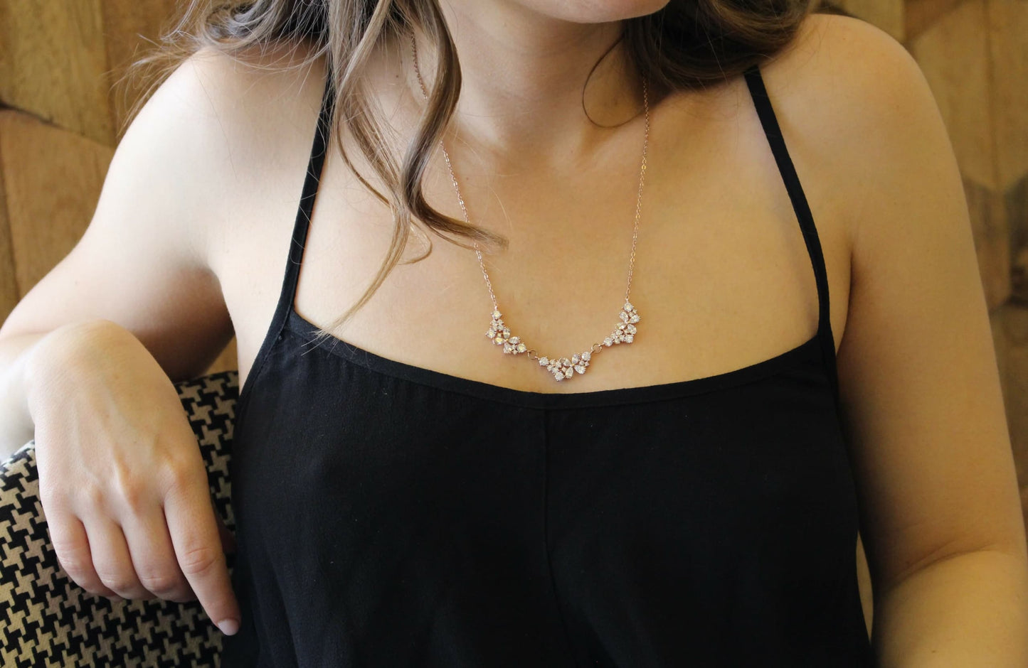 שרשרת פרחים רוזה Princess K Jewelry