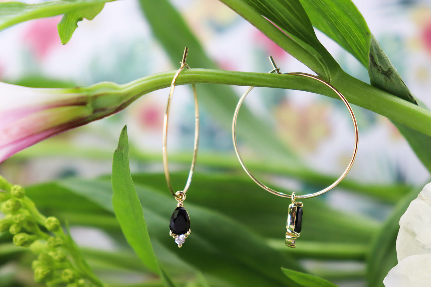 עגילי חישוק ביאטריס Princess K Jewelry