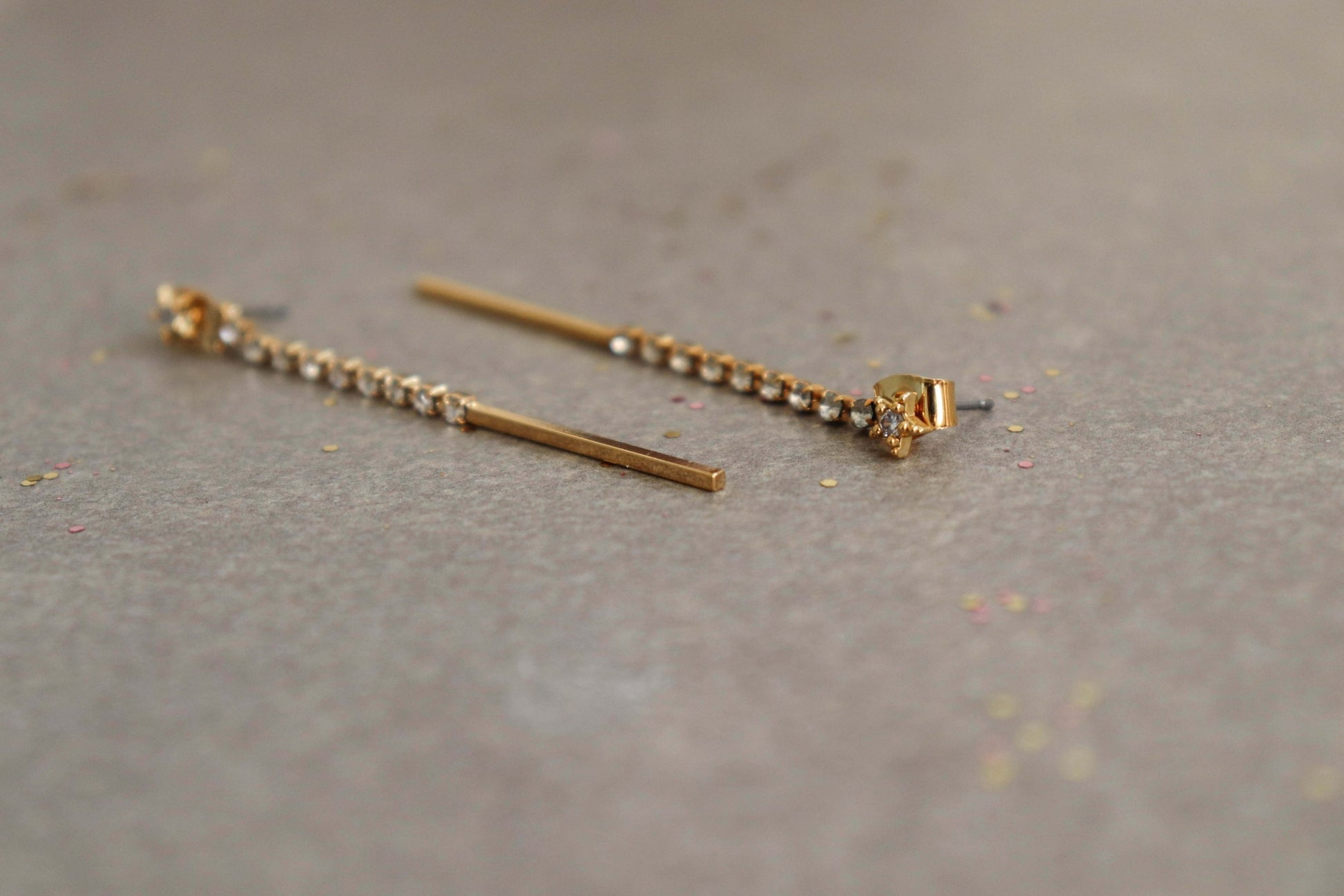 עגילי כוכב זהב רוזטה Princess K Jewelry