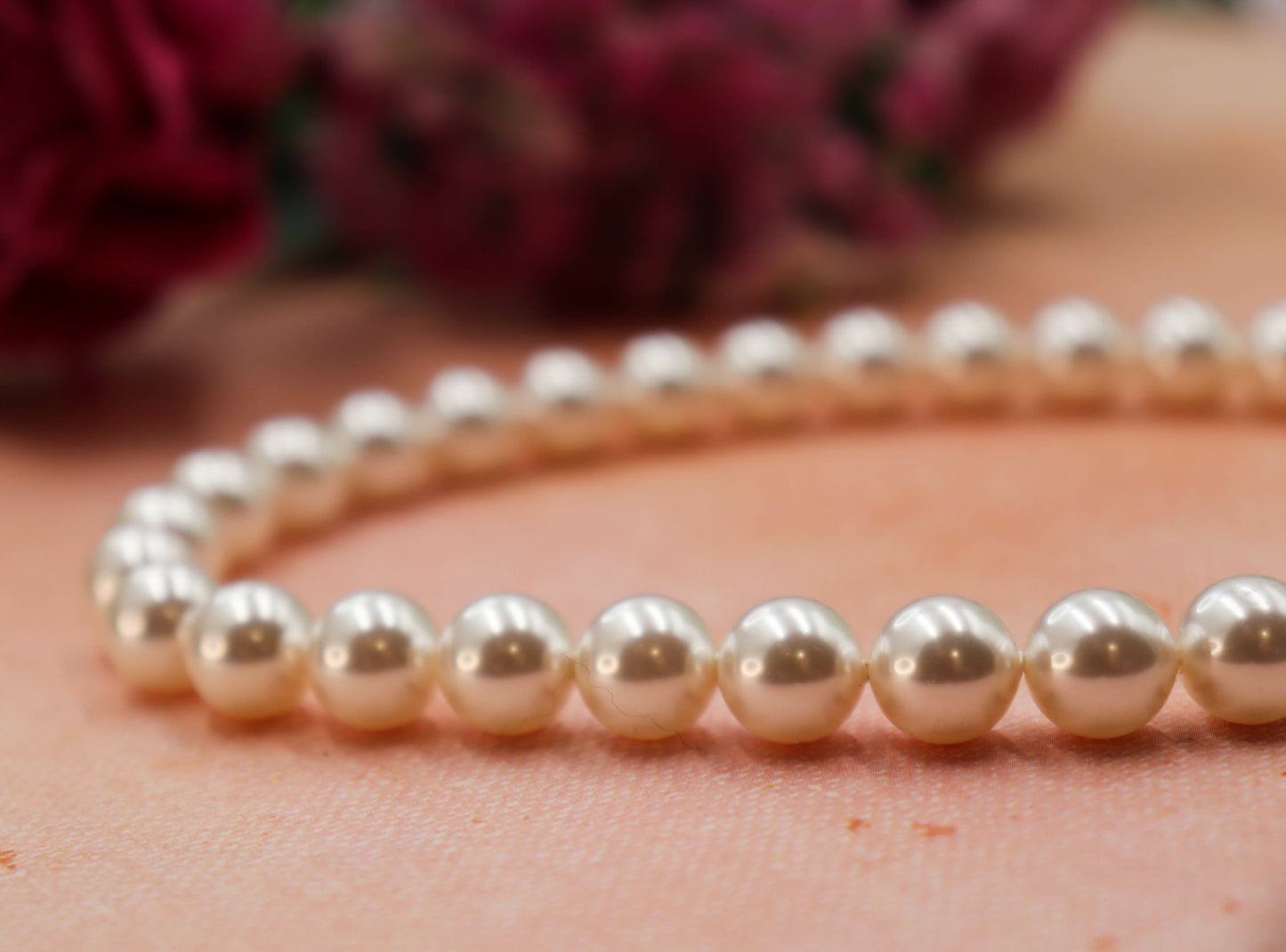 שרשרת פנינים גדולות לוסיה Princess K Jewelry
