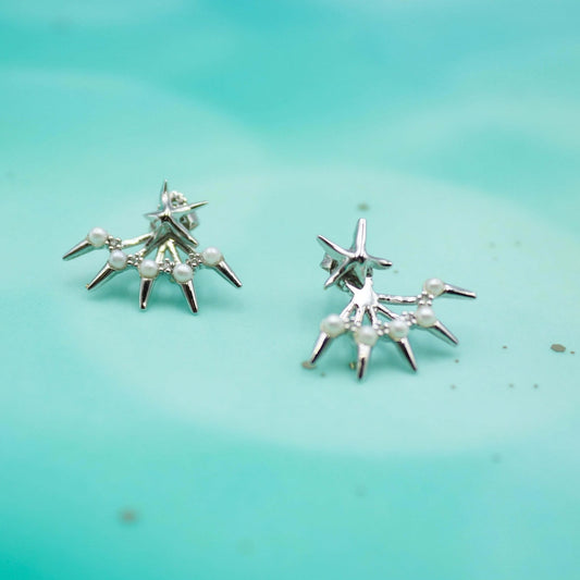 עגילי כוכב ים ביץ' פרפקט Princess K Jewelry