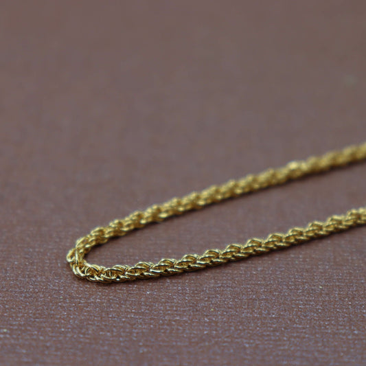 שרשרת חבל זהב קייטי Princess K Jewelry
