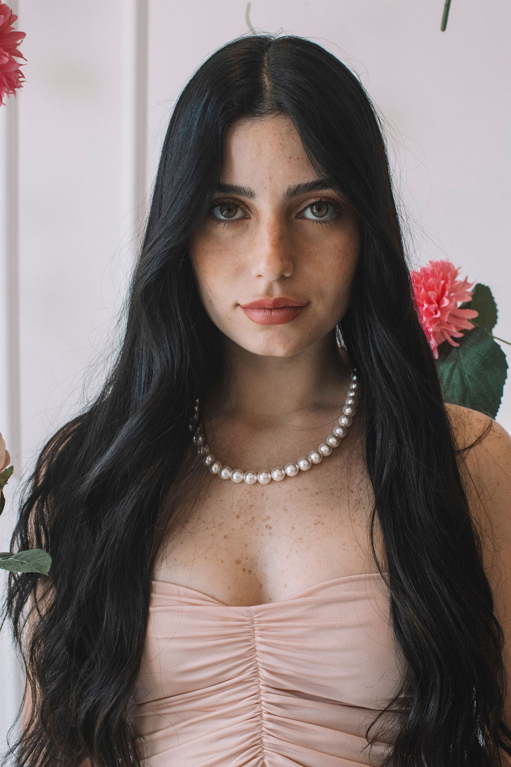 שרשרת פנינים גדולות לוסיה Princess K Jewelry