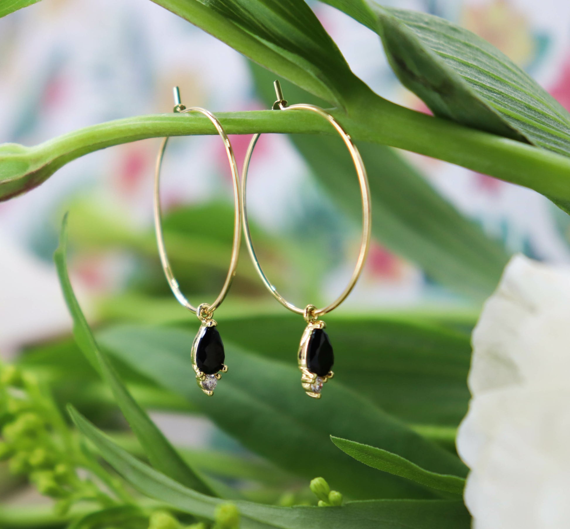 עגילי חישוק ביאטריס Princess K Jewelry