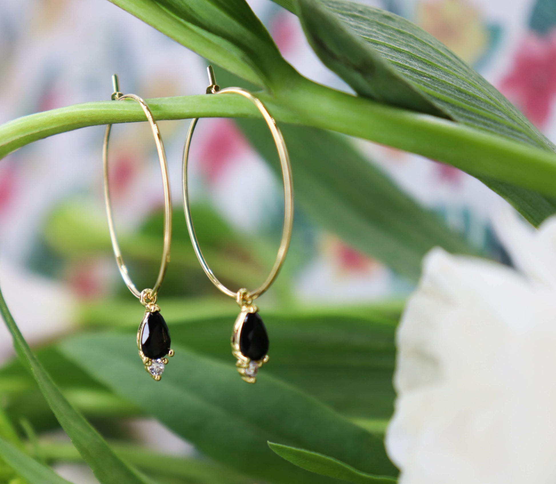 עגילי חישוק ביאטריס Princess K Jewelry