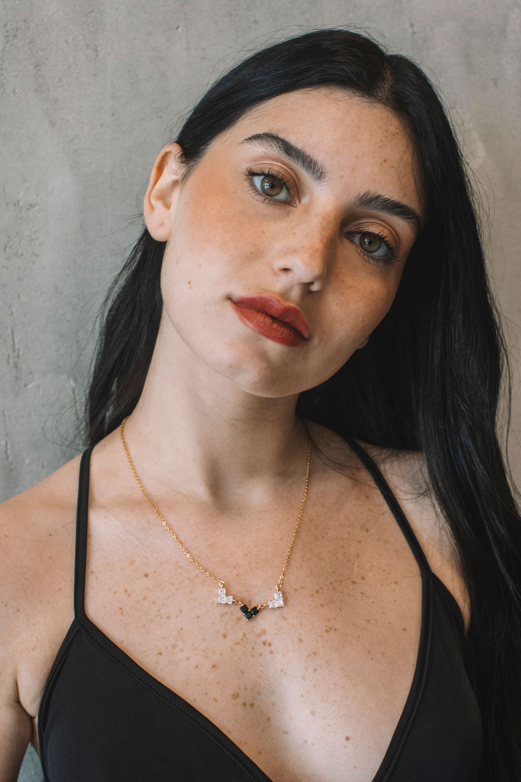שרשרת לב זהב אניה Princess K Jewelry