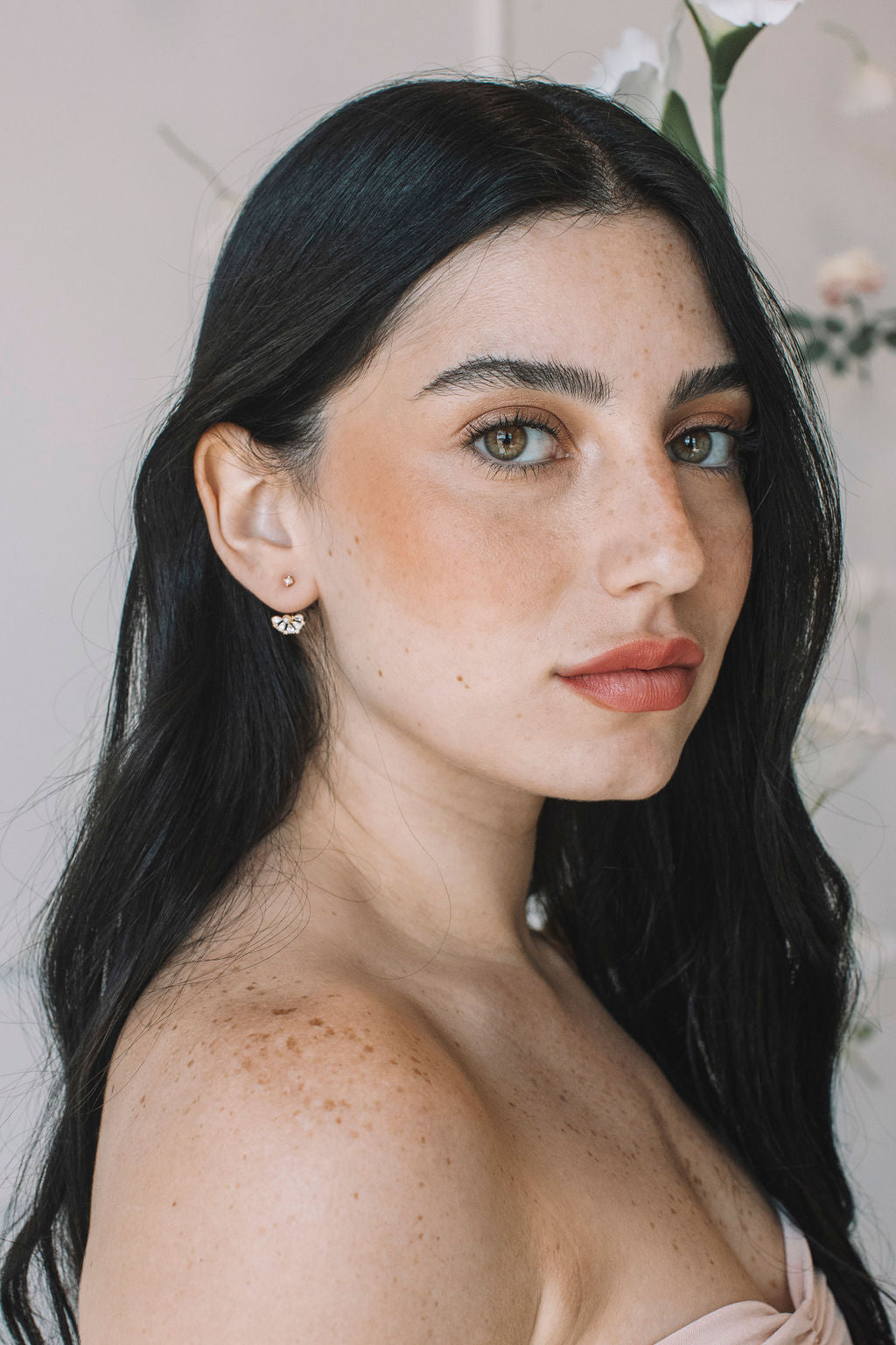עגילי מניפה פולי Princess K Jewelry