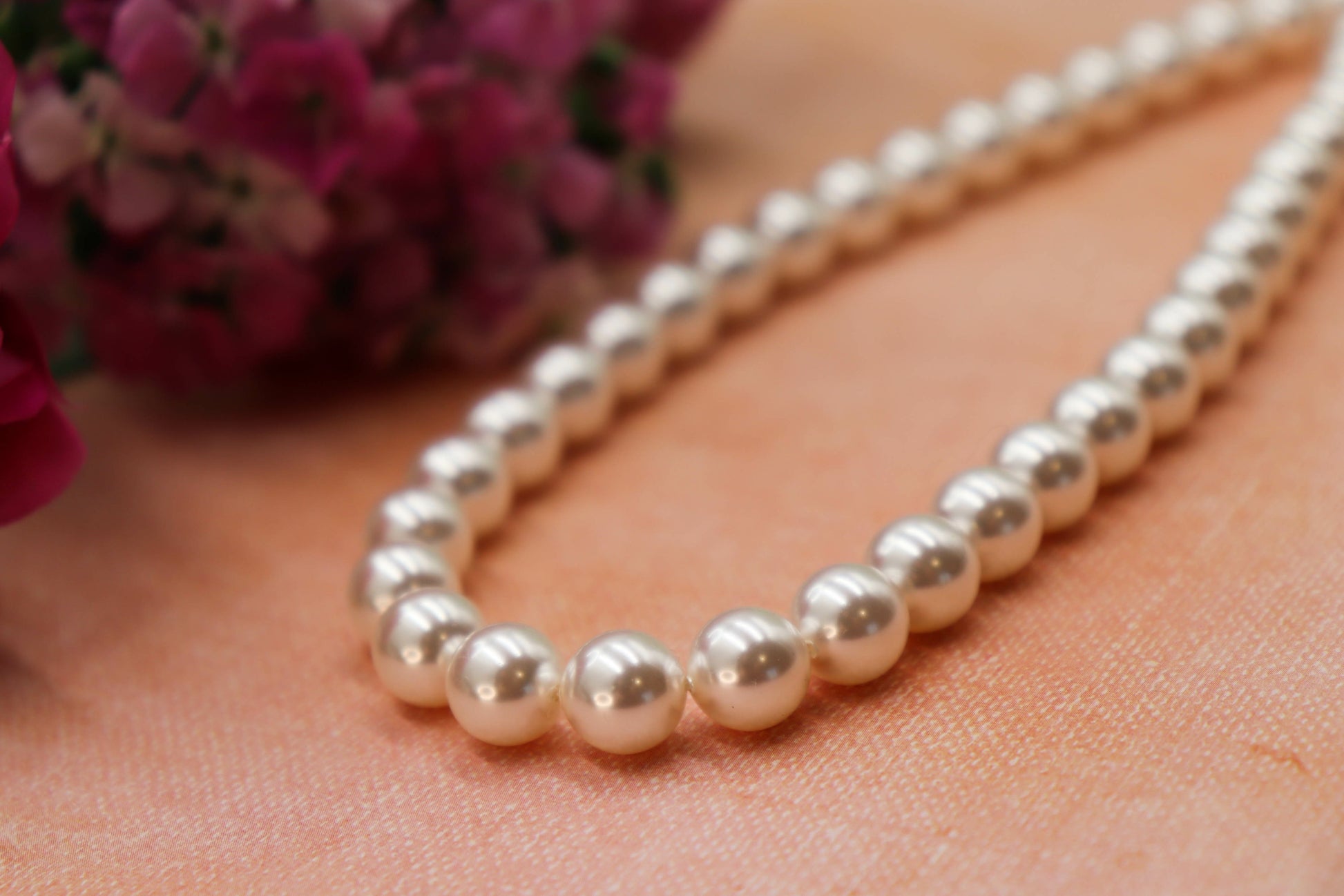 שרשרת פנינים גדולות לוסיה Princess K Jewelry