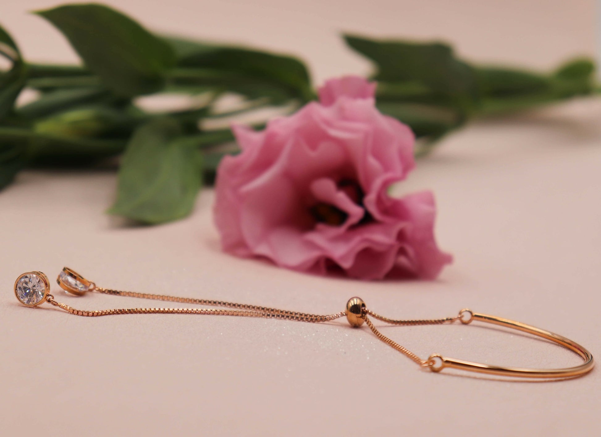צמיד רוז גולד ריינבו Princess K Jewelry