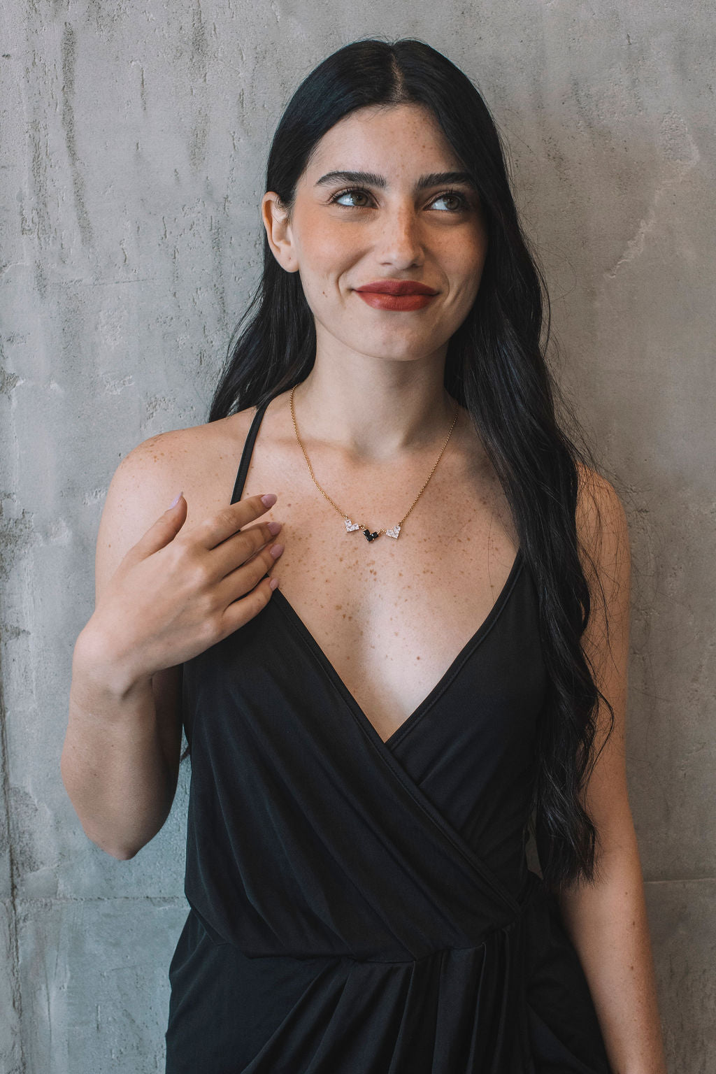 שרשרת לב זהב אניה Princess K Jewelry