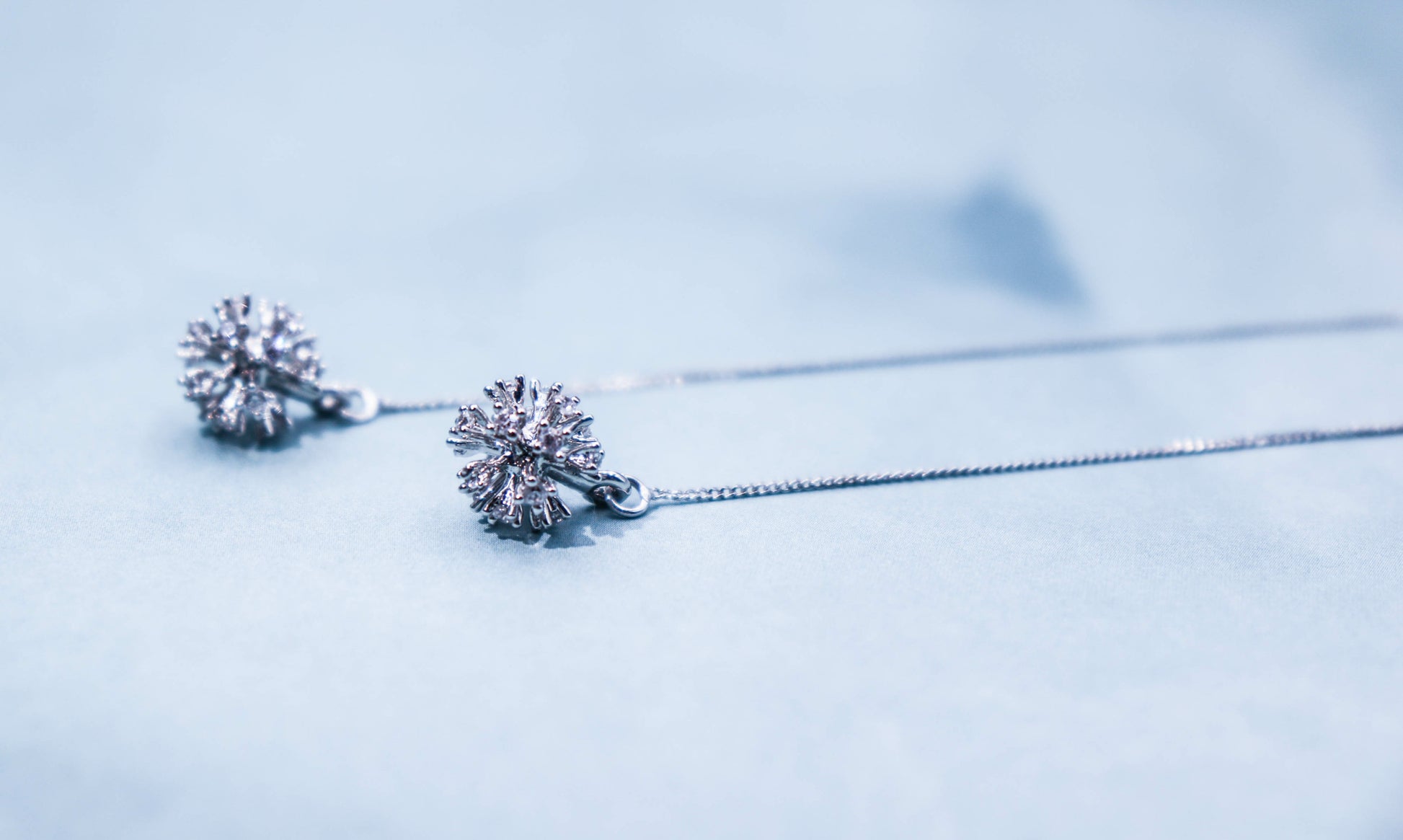 עגילי שרשרת כסף מדוזה Princess K Jewelry