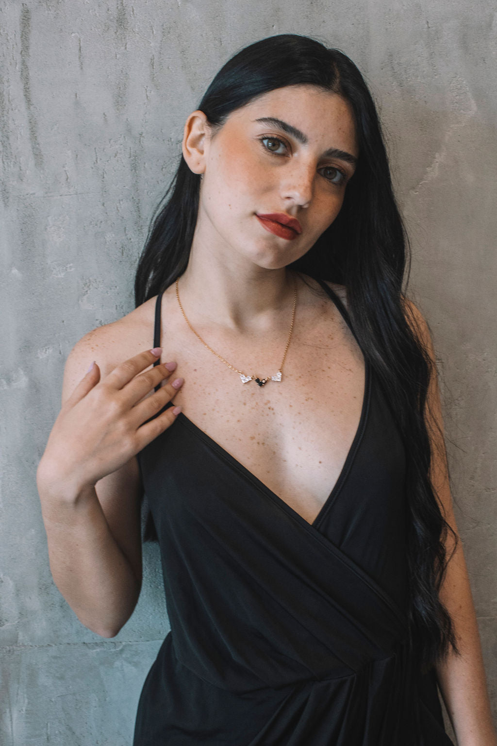 שרשרת לב זהב אניה Princess K Jewelry