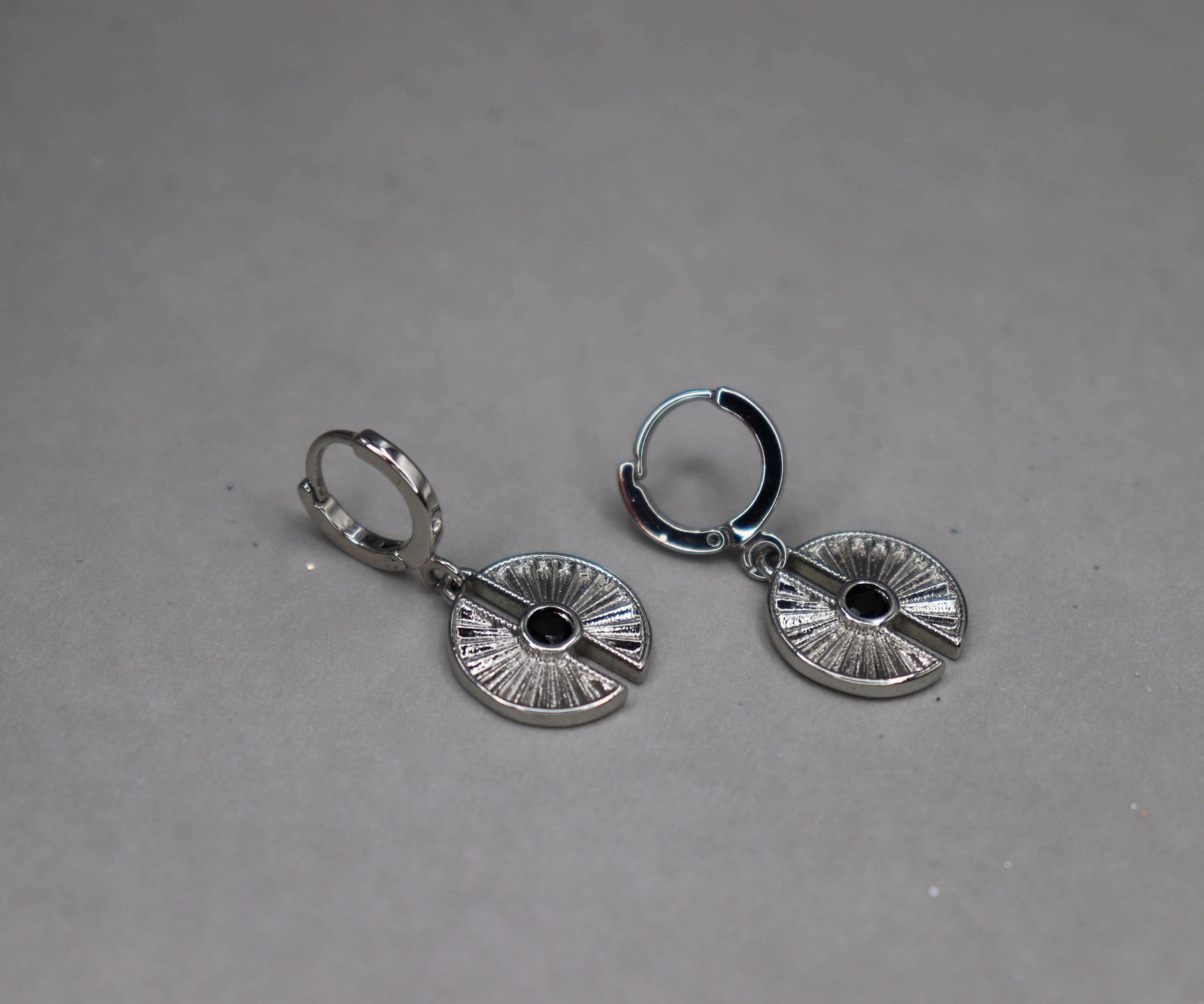 עגילי כסף עגולים סופי Princess K Jewelry