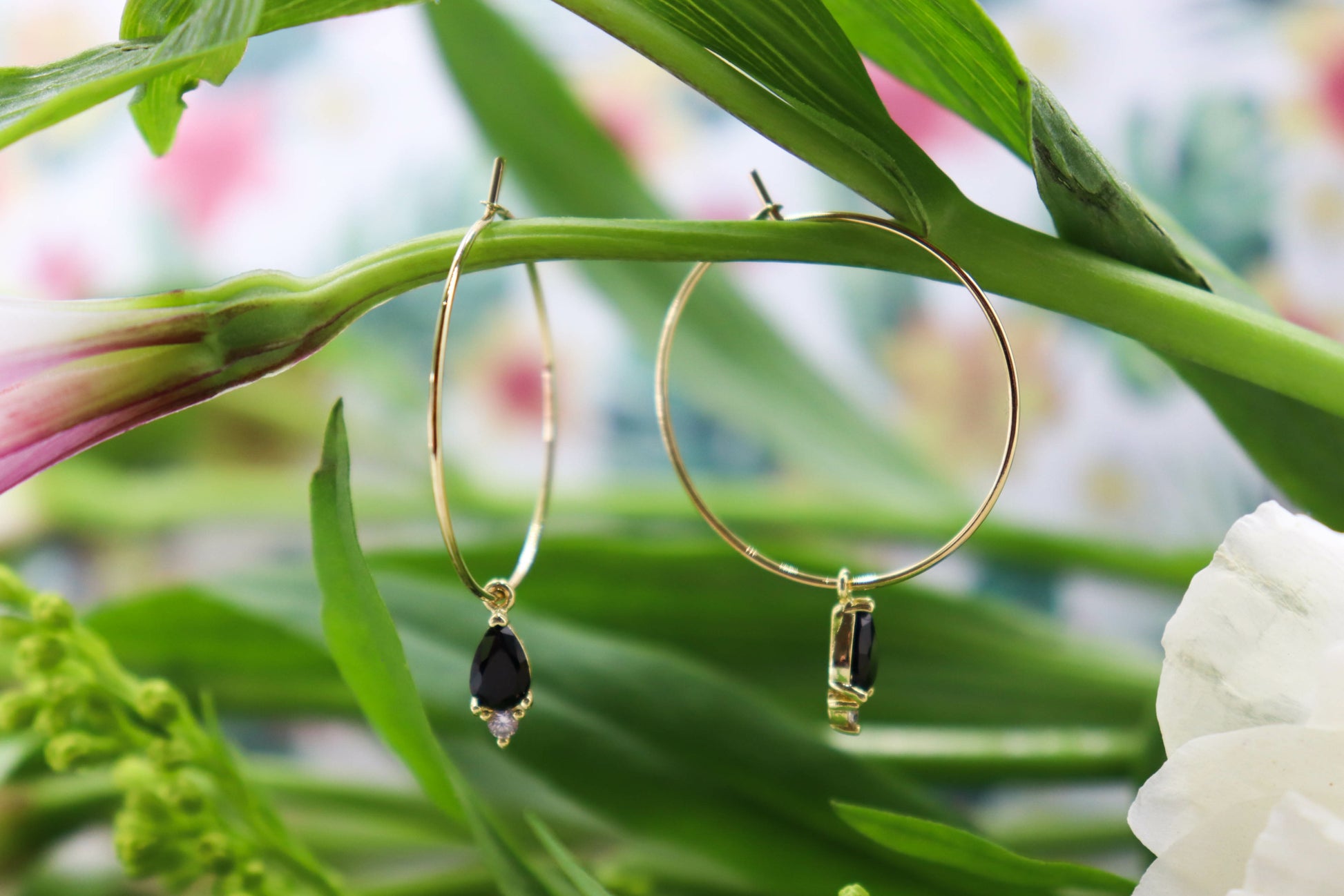 עגילי חישוק ביאטריס Princess K Jewelry
