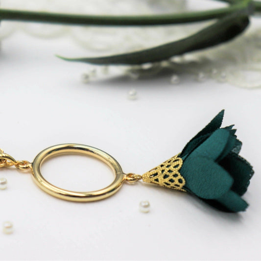 שרשרת פרח זהב בטי Princess K Jewelry
