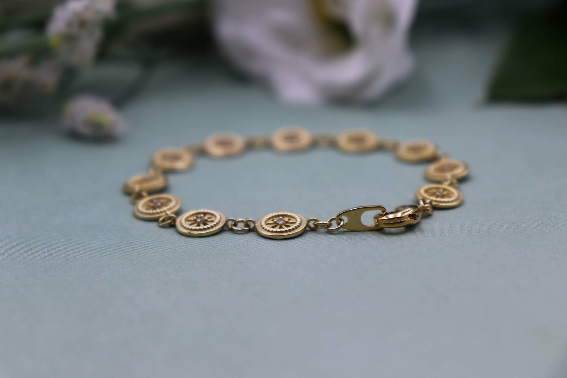 צמיד עיגולים זהב קירה Princess K Jewelry