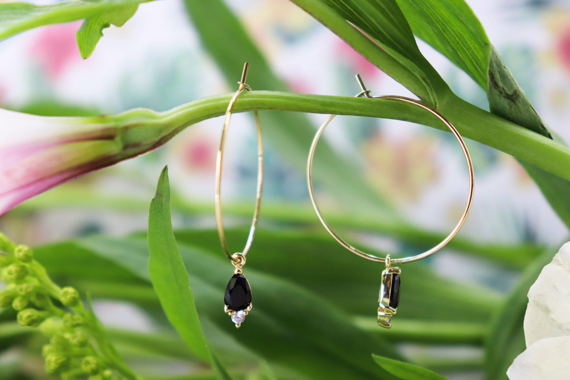 עגילי חישוק ביאטריס Princess K Jewelry