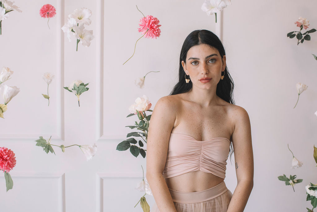 עגילי פרפר מאדאם באטרפליי Princess K Jewelry
