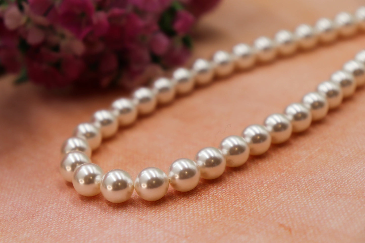 שרשרת פנינים גדולות לוסיה Princess K Jewelry